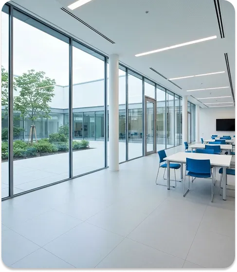 Modern training facility