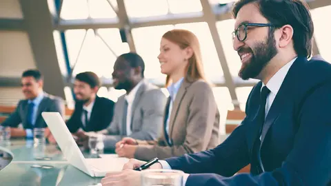 Corporate training session